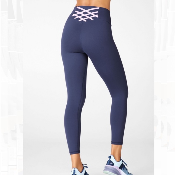 NWT Fabletics Kessler High Waisted Strappy Legging - Picture 1 of 7